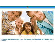 Tablet Screenshot of lescopainsdusport.be